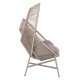ΠΟΛΥΘΡΟΝΑ-ΦΩΛΙΑ FB96506.02 ΜΟΚΑ ΜΕΤΑΛΛΟ-P.E.RATTAN--ΓΚΡΙ ΜΑΞΙΛΑΡΙΑ 90x85x154Υεκ