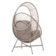 ΠΟΛΥΘΡΟΝΑ-ΦΩΛΙΑ FB96506.02 ΜΟΚΑ ΜΕΤΑΛΛΟ-P.E.RATTAN--ΓΚΡΙ ΜΑΞΙΛΑΡΙΑ 90x85x154Υεκ