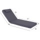 ΜΑΞΙΛΑΡΙ ΞΑΠΛΩΣΤΡΑΣ TEXTILENE ΓΚΡΙ FB911236.30T 196(117+1+78)x58x9εκ.