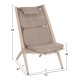 ΠΟΛΥΘΡΟΝΑ RELAX FB96642.04 ΑΛΟΥΜΙΝΙΟ ΣΑΜΠΑΝΙ-ΣΧΟΙΝΙ OLEFIN ΜΠΕΖ 63x87x94Υεκ.