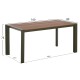 ΤΡΑΠΕΖΙ ΕΞΩΤ.ΧΩΡΟΥ FB96059.07 ΑΛΟΥΜΙΝΙΟ ΣE OLIVE GREEN & POLYWOOD 160X80Χ75Υεκ.