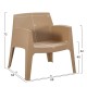 ΠΟΛΥΘΡΟΝΑ ΠΟΛΥΠΡΟΠΥΛΕΝΙΟΥ LOUNGE FB96365.10 ΓΚΡΙ 62x68x73Υεκ.