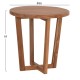ΤΡΑΠΕΖΙ ΜΕΣΗΣ ΣΤΡΟΓΓΥΛΟ FB96650 ΞΥΛΟ TEAK ΦΥΣΙΚΟ Φ65x65Υεκ.