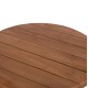 ΤΡΑΠΕΖΙ ΜΕΣΗΣ ΣΤΡΟΓΓΥΛΟ FB96650 ΞΥΛΟ TEAK ΦΥΣΙΚΟ Φ65x65Υεκ.
