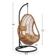 ΚΡΕΜΑΣΤΗ ΠΟΛΥΘΡΟΝΑ ΦΩΛΙΑ FB95541.01 ΜΕ WICKER & ΜΑΞΙΛΑΡΙΑ ΜΠΕΖ Φ95Χ195Υ εκ.