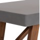 ΤΡΑΠΕΖΙ ΤΡΑΠΕΖΑΡΙΑΣ FB96596.01 ΓΚΡΙ FIBER CEMENT--ΞΥΛΟ ΑΚΑΚΙΑΣ 160x90x75Υεκ
