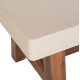 ΤΡΑΠΕΖΙ ΤΡΑΠΕΖΑΡΙΑΣ FB96596.02 ΜΠΕΖ FIBER CEMENT--ΞΥΛΟ ΑΚΑΚΙΑΣ 160x90x75Υεκ