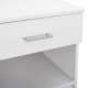 ΚΟΜΟΔΙΝΟ ΜΕ 1 ΣΥΡΤΑΡΙ ΛΕΥΚΟ FB92345.05 45x35,5x47 εκ.