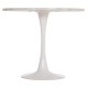 ΤΡΑΠΕΖΙ ΤΡΑΠΕΖΑΡΙΑΣ FB99421.11 ΣΤΡΟΓΓΥΛΟ WHITE MARBLE Φ90x74Υεκ.