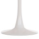 ΤΡΑΠΕΖΙ ΤΡΑΠΕΖΑΡΙΑΣ FB99421.11 ΣΤΡΟΓΓΥΛΟ WHITE MARBLE Φ90x74Υεκ.