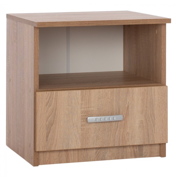 ΚΟΜΟΔΙΝΟ ΜΕ ΣΥΡΤΑΡΙ FB92431.01 ΜΕΛΑΜΙΝΗ SONAMA OAK 45x40x48Υεκ.