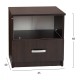 ΚΟΜΟΔΙΝΟ ΜΕ ΣΥΡΤΑΡΙ FB92431.02 ΜΕΛΑΜΙΝΗ WENGE 45x40x48Υεκ.