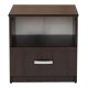 ΚΟΜΟΔΙΝΟ ΜΕ ΣΥΡΤΑΡΙ FB92431.02 ΜΕΛΑΜΙΝΗ WENGE 45x40x48Υεκ.