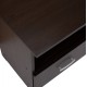 ΚΟΜΟΔΙΝΟ ΜΕ ΣΥΡΤΑΡΙ FB92431.02 ΜΕΛΑΜΙΝΗ WENGE 45x40x48Υεκ.