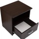 ΚΟΜΟΔΙΝΟ ΜΕ ΣΥΡΤΑΡΙ FB92431.02 ΜΕΛΑΜΙΝΗ WENGE 45x40x48Υεκ.
