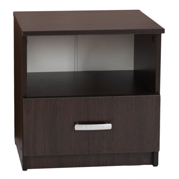 ΚΟΜΟΔΙΝΟ ΜΕ ΣΥΡΤΑΡΙ FB92431.02 ΜΕΛΑΜΙΝΗ WENGE 45x40x48Υεκ.