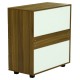 ΣΥΡΤΑΡΙΕΡΑ ME 4 ΣΥΡΤΑΡΙΑ FB98996.02 ΜΕΛΑΜΙΝΗ ΣΕ ΚΑΡΥΔΙ 80x40x83Yεκ.