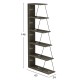 ΒΙΒΛΙΟΘΗΚΗ FB92241.13 OLIVE GREY ME ΜΑΥΡΕΣ ΒΕΡΓΕΣ 65x22-24x146Υεκ.