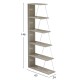 ΒΙΒΛΙΟΘΗΚΗ ΜΕΛΑΜΙΝΗΣ SONOMA ΛΕΥΚΟ FB92241.11 65x22-24x146Υεκ.