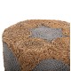 ΣΚΑΜΠΟ FB97826 ΞΥΛΟ ΤΕΑΚ ΚΑΙ SEAGRASS ΣΕ ΦΥΣΙΚΟ & ΓΚΡΙ Φ43x45Yεκ.