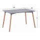 ΣΕΤ ΤΡΑΠΕΖΑΡΙΑΣ 5ΤΜΧ FB921176 MDF TOP ΣΕ ΓΚΡΙ--P.P. & PU ΣΕ ΓΚΡΙ