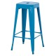 ΣΚΑΜΠΟ BAR FB98642.08 ΜΕΤΑΛΛΙΚΟ ΣΕ ΜΠΛΕ 43x43x78Υεκ.