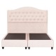 ΚΡΕΒΑΤΙ FB9638.22 ΜΠΕΖ ΥΦΑΣΜΑ Τ. NUBUCK ΓΙΑ ΣΤΡΩΜΑ 150x200εκ.