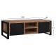 ΕΠΙΠΛΟ TV FB98189.11 ΜΕΤΑΛΛΟ & ΜΑΣΙΦ ΞΥΛΟ MANGO ΦΥΣΙΚΟ 160x45x51Υ εκ.