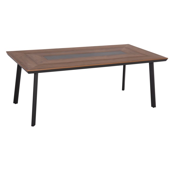 ΤΡΑΠΕΖΙ ΑΛΟΥΜΙΝΙΟΥ ΜΕ POLYWOOD 200X94 ΓΚΡΙ FB95131.12