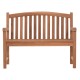 ΠΑΓΚΑΚΙ ΚΗΠΟΥ 2ΘΕΣΙΟ FB96651 ΞΥΛΟ TEAK--ΦΥΣΙΚΟ 120x60x95Υεκ.