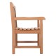 ΠΑΓΚΑΚΙ ΚΗΠΟΥ 2ΘΕΣΙΟ FB96651 ΞΥΛΟ TEAK--ΦΥΣΙΚΟ 120x60x95Υεκ.