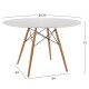 ΣΕΤ ΤΡΑΠΕΖΑΡΙΑΣ 5ΤΜΧ FB921186 MDF TOP & ΠΟΛΥΠΡΟΠΥΛΕΝΙΟ ΣΕ ΛΕΥΚΟ ΧΡΩΜΑ