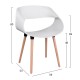 ΣΕΤ ΤΡΑΠΕΖΑΡΙΑΣ 5ΤΜΧ FB921186 MDF TOP & ΠΟΛΥΠΡΟΠΥΛΕΝΙΟ ΣΕ ΛΕΥΚΟ ΧΡΩΜΑ