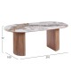 ΤΡΑΠΕΖΙ ΟΒΑΛ FB918428 ΚΕΡΑΜΙΚΟ TOP ΣΕ PANDORA--MDF ΠΟΔΙΑ 210x100x77Υεκ