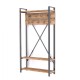 ΕΠΙΠΛΟ ΕΙΣΟΔΟΥ FB98943.01 NATURAL WOOD & ΜΑΥΡΟ  90x34x180 εκ.