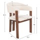ΣΕΤ ΤΡΑΠΕΖΑΡΙΑΣ 7ΤΜΧ FB921338.01 ΤΡΑΠΕΖΙ ΑΠΟ MDF--ΚΑΡΕΚΛΕΣ ΜΕ ΜΠΟΥΚΛΕ ΥΦΑΣΜΑ