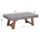 ΤΡΑΠΕΖΙ ΜΕΣΗΣ FB96595.01 ΓΚΡΙ FIBER CEMENT--ΞΥΛΟ ΑΚΑΚΙΑΣ 130x70x46Υεκ.
