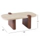 ΤΡΑΠΕΖΙ ΣΑΛΟΝΙΟΥ FB918435 MDF TOP ΟΨΗ ΤΡΑΒΕΡΤΙΝΑΣ-MDF ΠΟΔΙΑ ΚΑΡΥΔΙ 120x60x40Υεκ