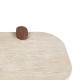 ΤΡΑΠΕΖΙ ΣΑΛΟΝΙΟΥ FB918435 MDF TOP ΟΨΗ ΤΡΑΒΕΡΤΙΝΑΣ-MDF ΠΟΔΙΑ ΚΑΡΥΔΙ 120x60x40Υεκ