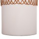 ΒΟΗΘΗΤΙΚΟ ΤΡΑΠΕΖΙ FB918159.02 FIBER CEMENT ΛΕΥΚΟ & RATTAN--Φ60x76,5Υεκ