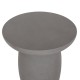 ΤΡΑΠΕΖΙ ΒΟΗΘΗΤΙΚΟ ΣΤΡΟΓΓΥΛΟ FB96593.01 ΓΚΡΙ FIBER CEMENT Φ46x48Υεκ.