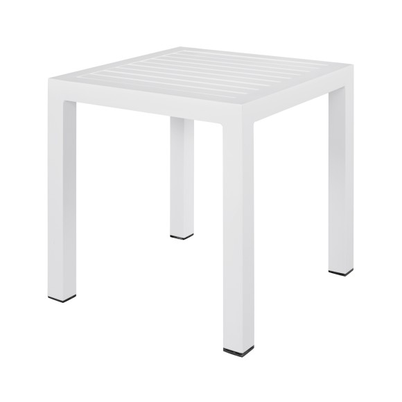 ΤΡΑΠΕΖΙ ΑΛΟΥΜΙΝΙΟΥ FB95402.01 ΛΕΥΚΟ 45x45x45,5Υ εκ.