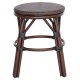 ΣΚΑΜΠΟ ΑΛΟΥΜΙΝΙΟΥ FB96285.01 BAMBOO LOOK ΚΑΦΕ-TEXTILENE ΚΑΦΕ Φ36x46Υεκ.