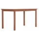 ΤΡΑΠΕΖΙ ΟΡΘΟΓΩΝΙΟ FB918123 ΞΥΛΟ TEAK--ΦΥΣΙΚΟ 140x80x76Υεκ.