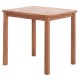 ΤΡΑΠΕΖΙ ΤΕΤΡΑΓΩΝΟ FB918122 ΞΥΛΟ TEAK--ΦΥΣΙΚΟ 80x80x76Υεκ.