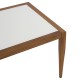 ΤΡΑΠΕΖΙ MEIR ΣΑΛΟΝΙΟΥ ΑΛΟΥΜΙΝΙΟΥ BAMBOO LOOK ΜΕ ΓΥΑΛΙ 100Χ58Χ46 FB95551.01