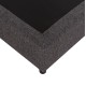 ΥΠΟΣΤΡΩΜΑ/ΚΡΕΒΑΤΙ KING-SIZE FB921218 ΓΚΡΙ ΥΦΑΣΜΑ--ΓΙΑ 180x200εκ.