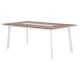 ΤΡΑΠΕΖΙ ΑΛΟΥΜΙΝΙΟΥ FB95131.11 ΛΕΥΚΟ ΜΕ POLYWOOD TOP 200x100x75Υεκ