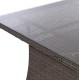 ΤΡΑΠΕΖΙ ΜΕΤΑΛΛΙΚΟ FB95507.01 WICKER ΓΚΡΙ 150x90x75Υεκ.