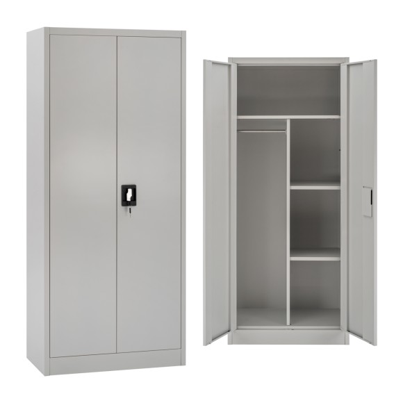 ΝΤΟΥΛΑΠΑ 2ΦΥΛΛΗ ΜΕΤΑΛΛΙΚΗ FB95749.21 ME ΧΩΡΙΣΜΑ & ΚΛΕΙΔΑΡΙΑ 70x40x170Υεκ.